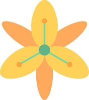 Tiger Lily Vector Icon Design