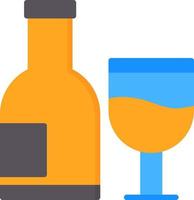 Alcoholic Drink Vector Icon Design