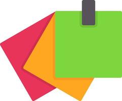 Sticky Notes Vector Icon Design