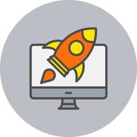 Rocket Vector Icon