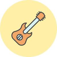 icono de vector de guitarra