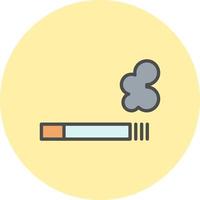 icono de vector de cigarrillo