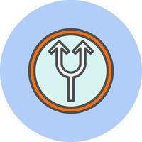 Split Arrow Vector Icon