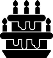 Wedding Cake Vector Icon Design