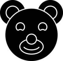 diseño de icono de vector de oso de peluche