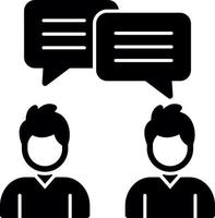 Conversation Vector Icon Design