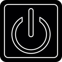 Power Button Vector Icon Design