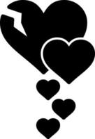 Broken Heart Vector Icon Design