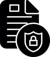 diseño de icono de vector de política de privacidad