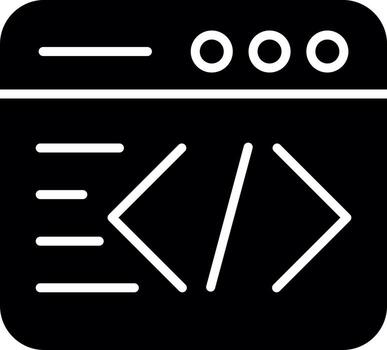 Code Vector Icon Design