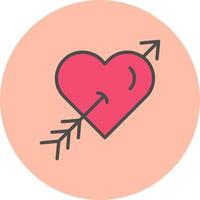 Cupid Bow0 Vector Icon