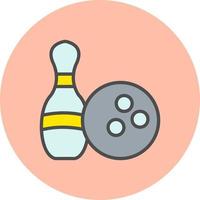 icono de vector de bolos