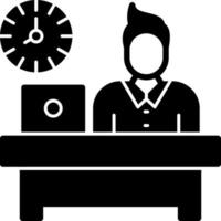 Overtime Vector Icon Design