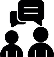 Conversation Vector Icon Design