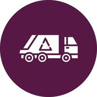 Trash Truck Vector Icon