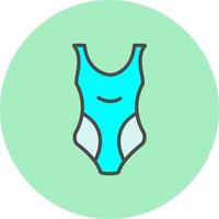 icono de vector de traje de baño