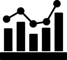 Bar Chart Vector Icon Design