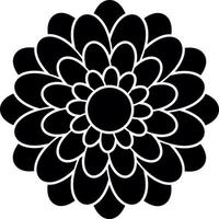 Chrysanthemum Vector Icon Design