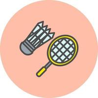 Badminton Vector Icon