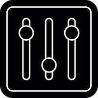 Equalizer Controller Vector Icon Design