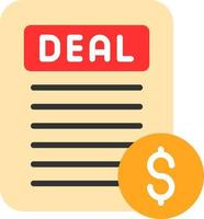 Business Deal Vector Icon Design