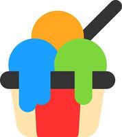 Ice Cream Vector Icon Design