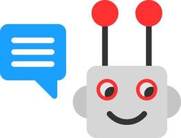 Chatbot Vector Icon Design