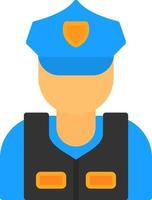 Security Guard Vector Icon Design