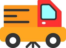 Street Sweeper Vector Icon Design