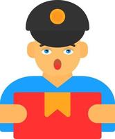 Delivery Man Vector Icon Design