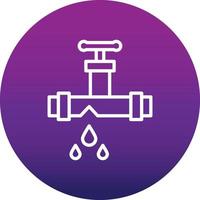 Leaking Pipe Vector Icon