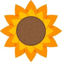 Sunflower Vector Icon Design