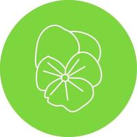 Pansy Vector Icon Design