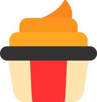 Cupcake Vector Icon Design