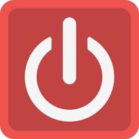 Power Button Vector Icon Design