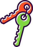 Keys Vector Icon Design