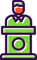 Politician Vector Icon Design