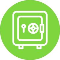 Safe Deposite Vector Icon Design