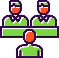 Job Interview Vector Icon Design