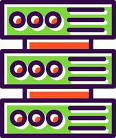 Big Data Vector Icon Design