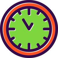 diseño de icono de vector de reloj de pared