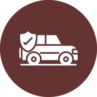 Car Insurance Vector Icon