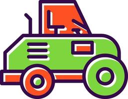 Road Roller Vector Icon Design