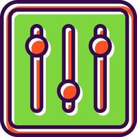 Equalizer Controller Vector Icon Design