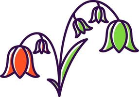 Bluebell Vector Icon Design