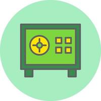 Safe Box Vector Icon