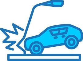 Accident Car Vector Icon