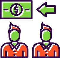 Salary Vector Icon Design