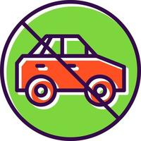 No Travelling Vector Icon Design