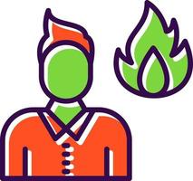 Burnout Vector Icon Design